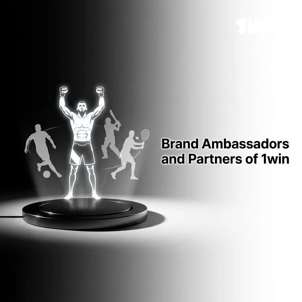 1win brand ambassadors including Neymar Jr., UFC partnership, and content creators promoting the platform in Canada
