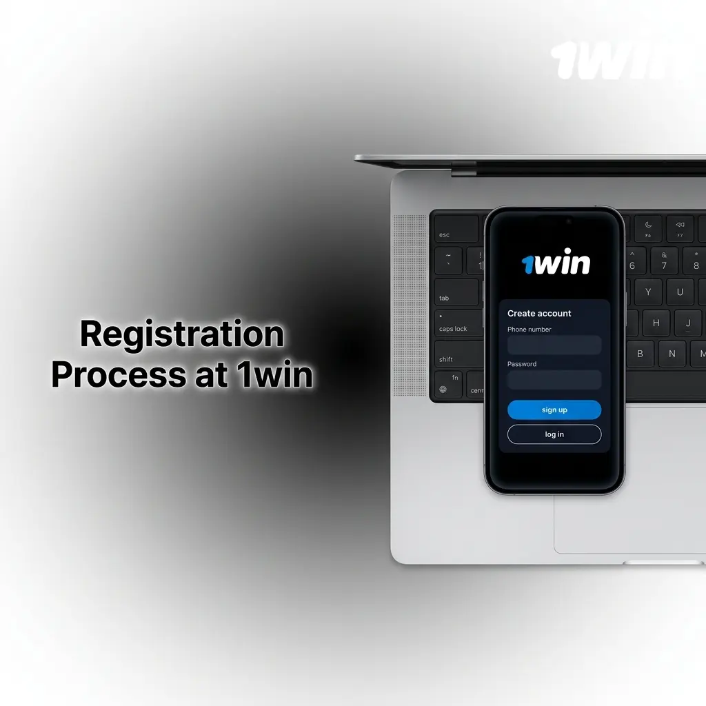 1win Canada registration form showing step-by-step account creation process with email, phone, and social sign-up options